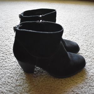 ASO Aia Montgomery Steve Madden Suede Black Bootie